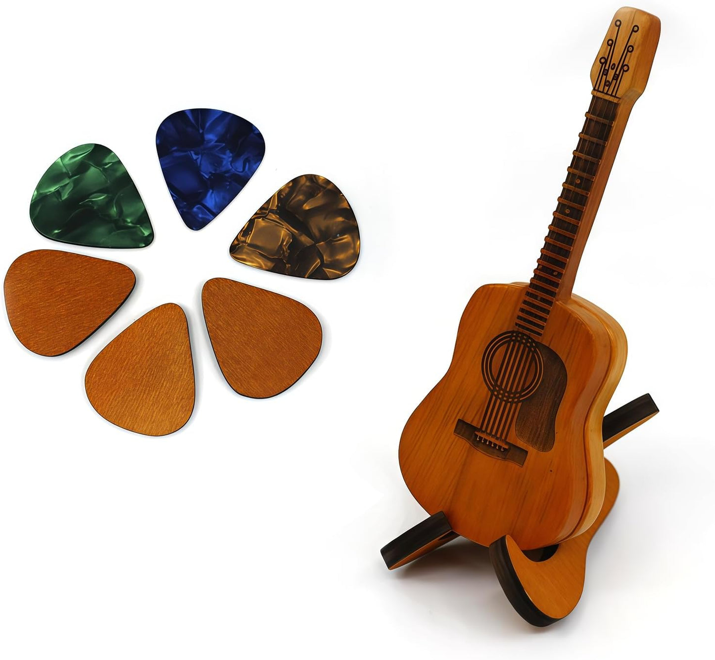 6PCS Guitar Picks Holder Box - Keep Your Picks Organized!