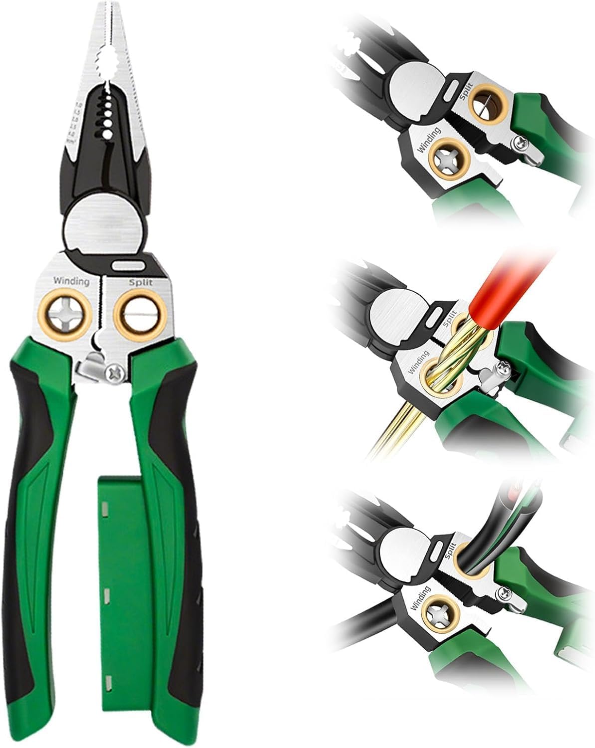 2026 Upgrade 8 in 1 Wire Stripper with Voltage Tester for Pros