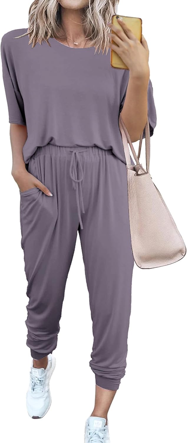 PRETTYGARDEN Women's Two Piece Sets for Summer Travel and Lounge