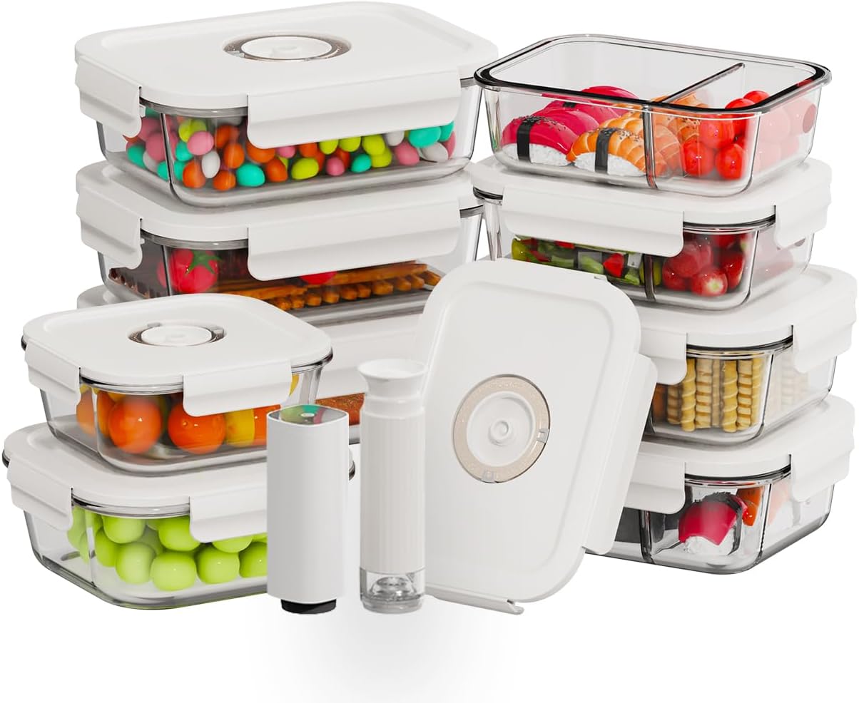 HOLDN STORAGE Vacuum Food Storage Containers for Freshness