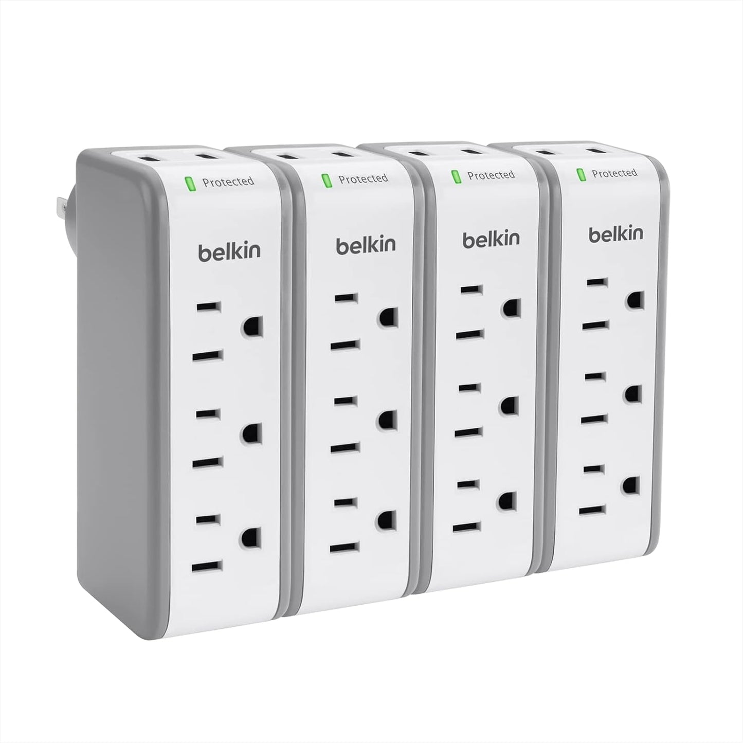 Belkin Wall Mount Surge Protector with USB Ports for Home Use