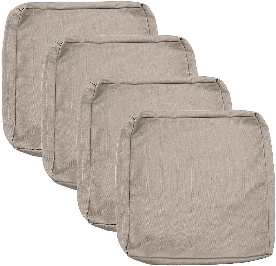 Sqodok Waterproof Outdoor Cushion Covers for Patio Furniture