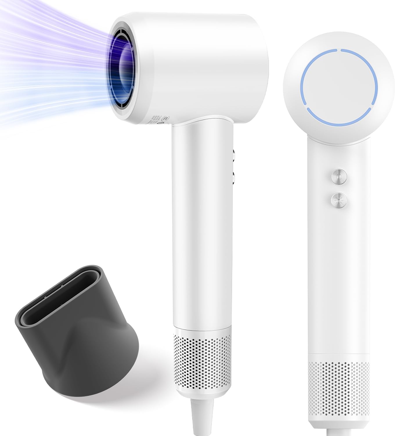 PLUZZ 1600W Ionic Hair Dryer: Fast Drying Power