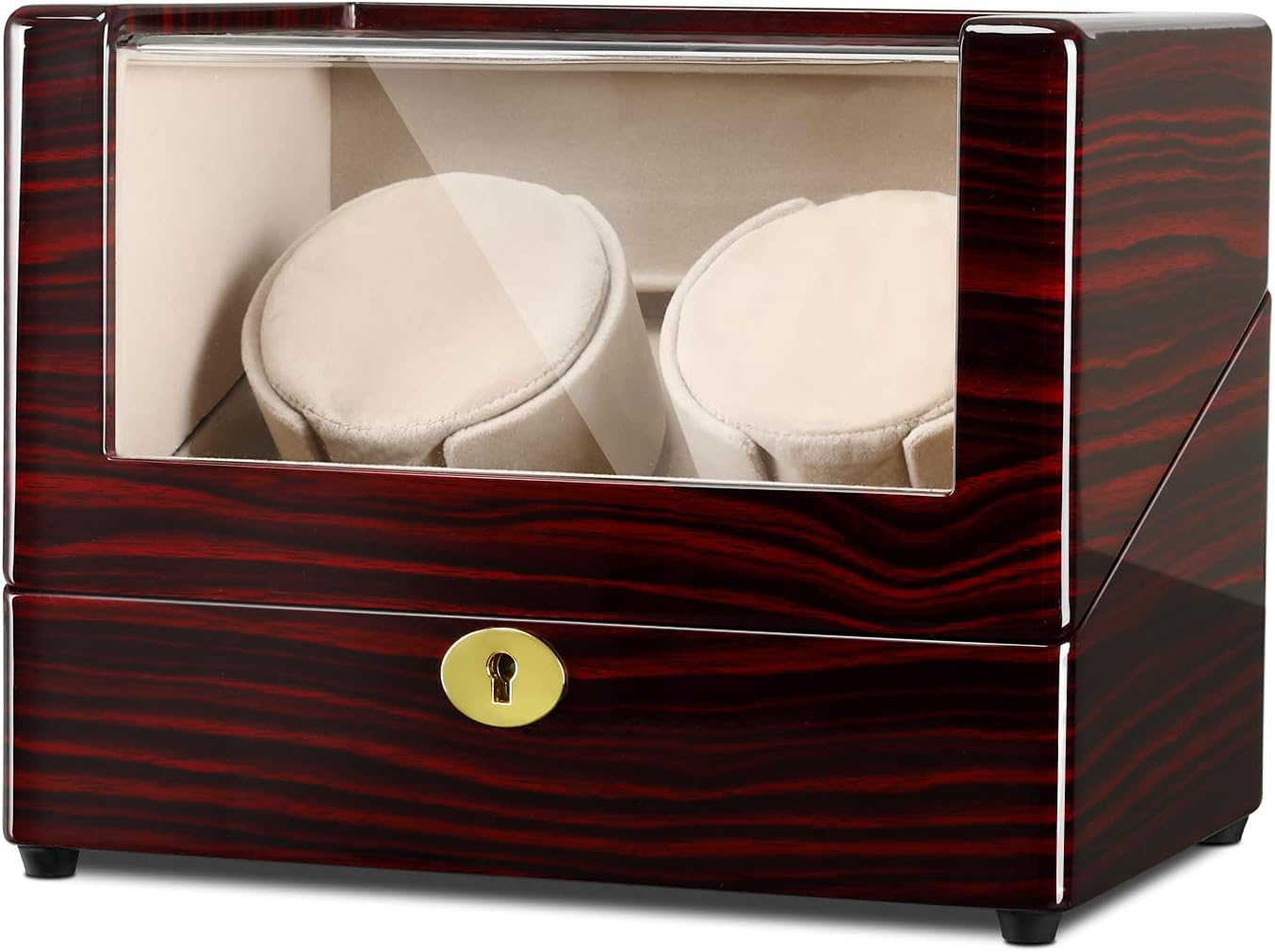 CHIYODA Dual Motor Watch Winder, LCD Touch Screen