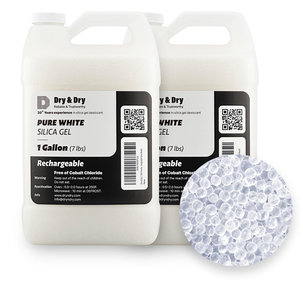 Premium Pure White Silica Gel Beads for Effective Moisture Control
