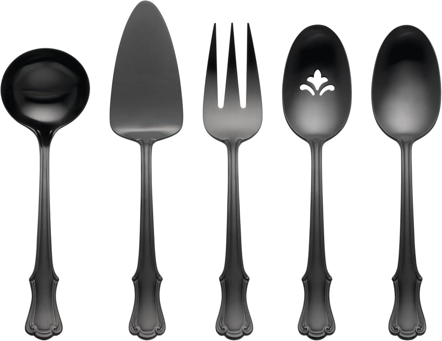 Oneida James Street Satin Black 5 Piece Hostess Set Review
