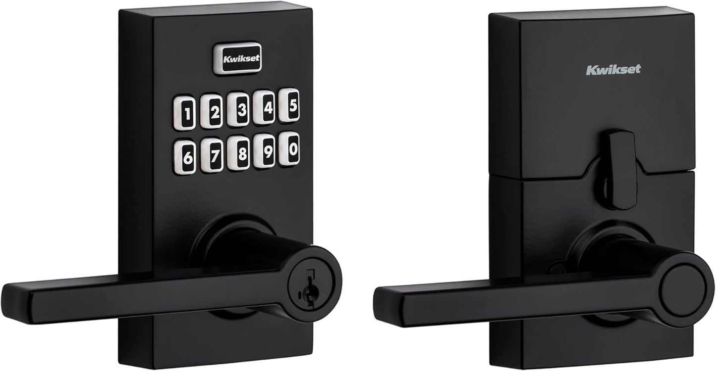 Kwikset SmartCode 917 Keyless Entry Lock with Halifax Handle