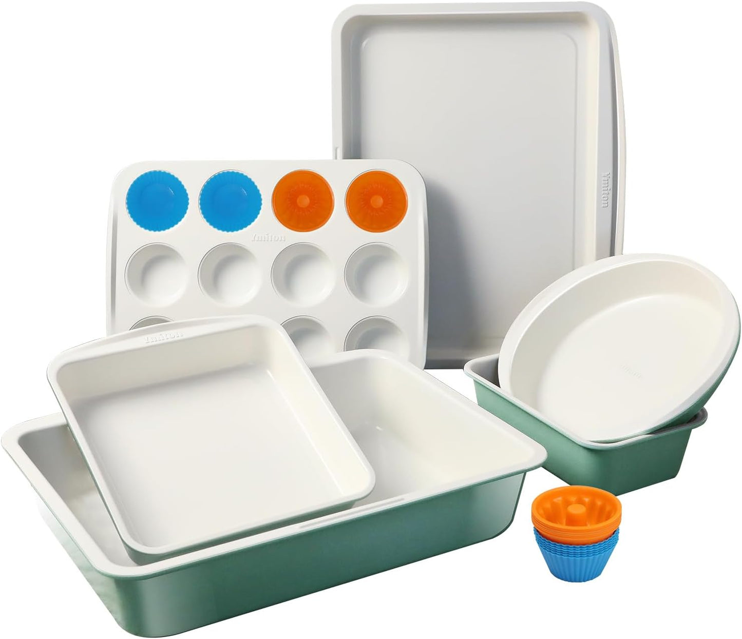 Ceramic Nonstick Baking Pans Set for Effortless Baking Needs