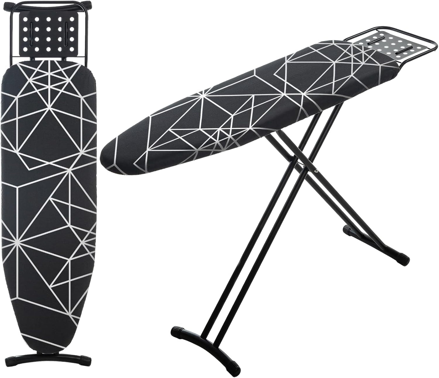 Ironing Board 43x13 Compact Full Size with Adjustable Height