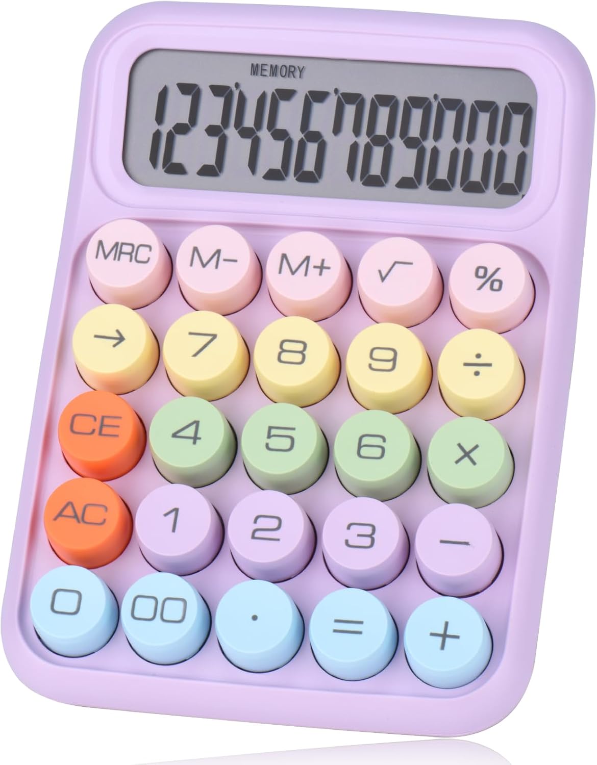 12-Digit Candy Calculator - Easy Press Buttons
