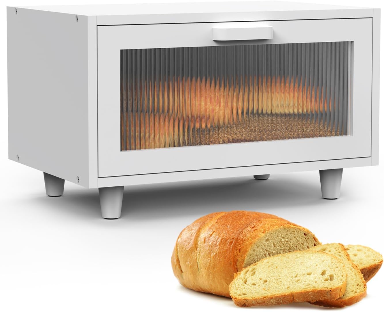 Farmhouse Bread Box for Kitchen Countertop Storage Solution
