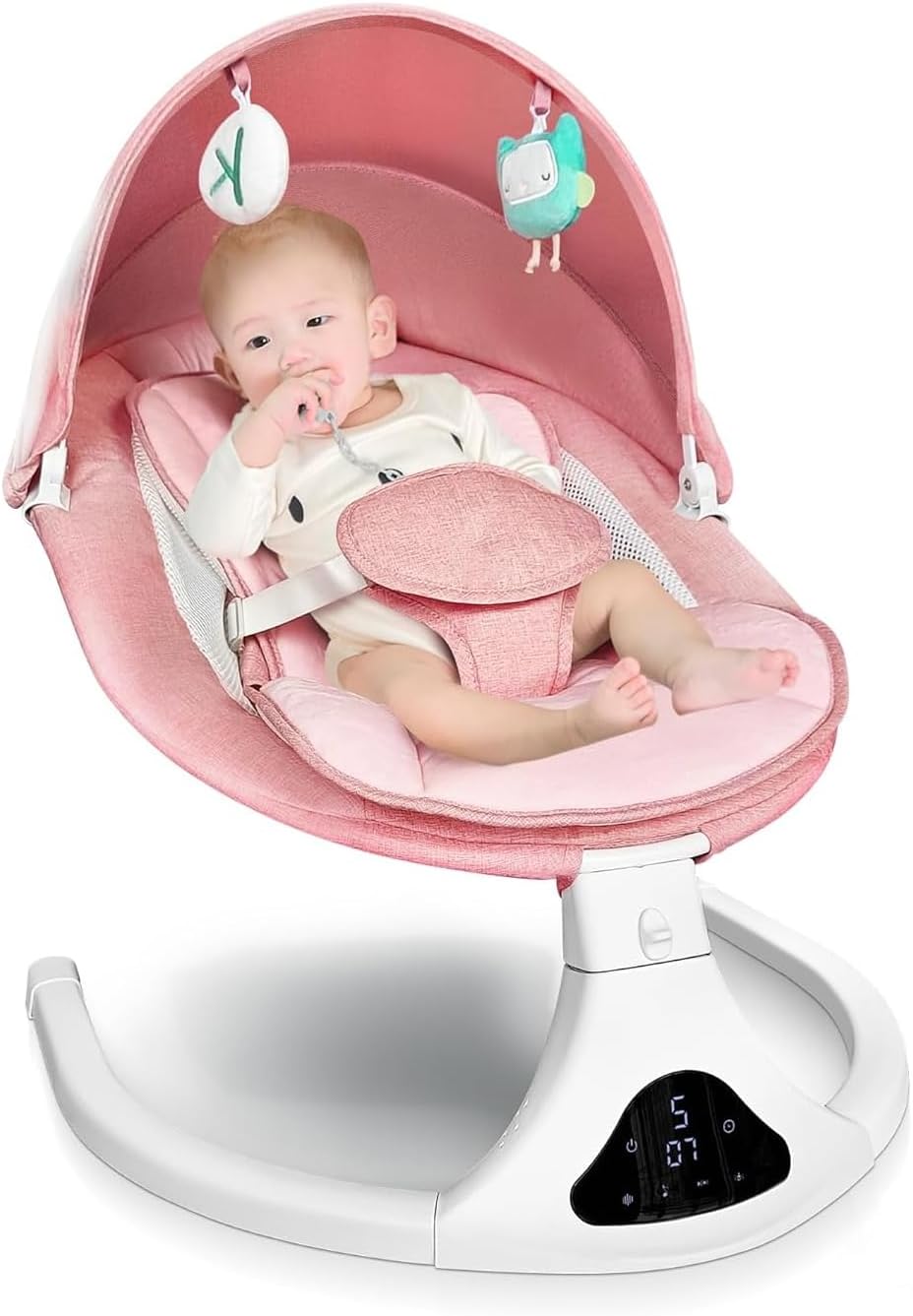 Electric Baby Swing for Infants with Remote Control Features