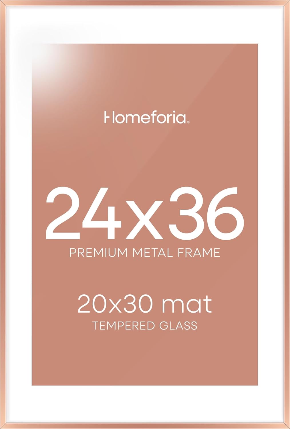 24x36 Poster Frame in Rose Gold - Premium Quality Design