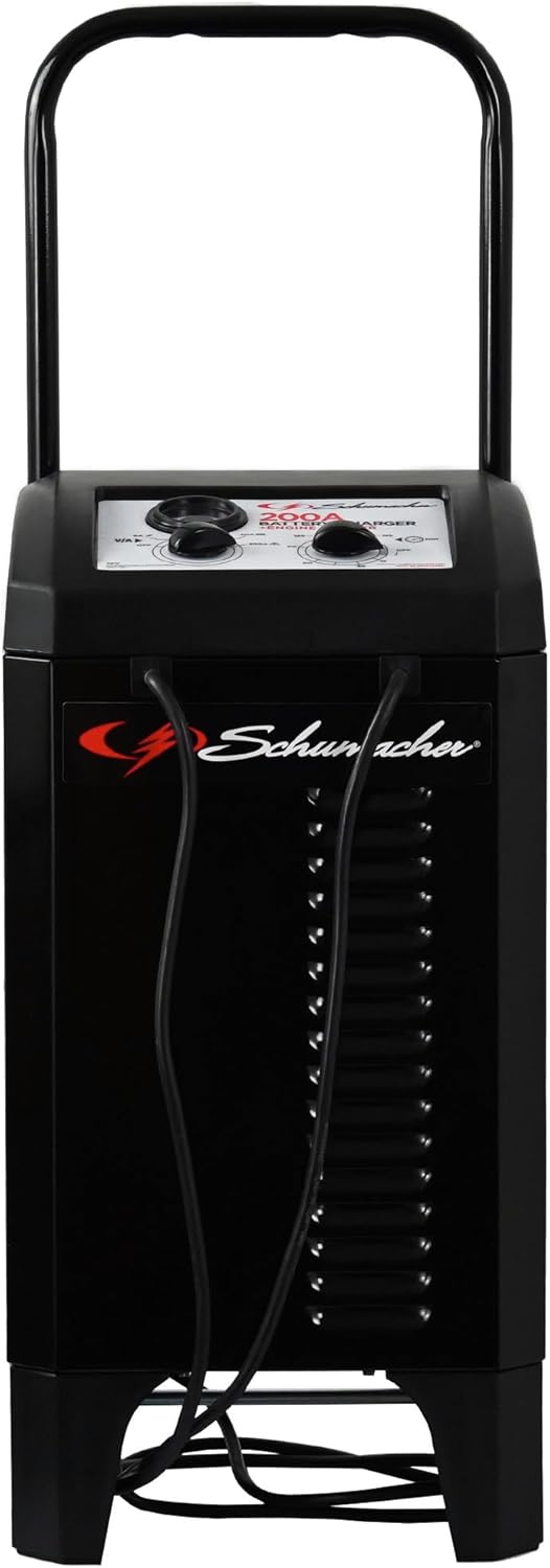 Schumacher Electric 2-in-1 Jump Starter & Charger - Manual Timer, 200 Amps