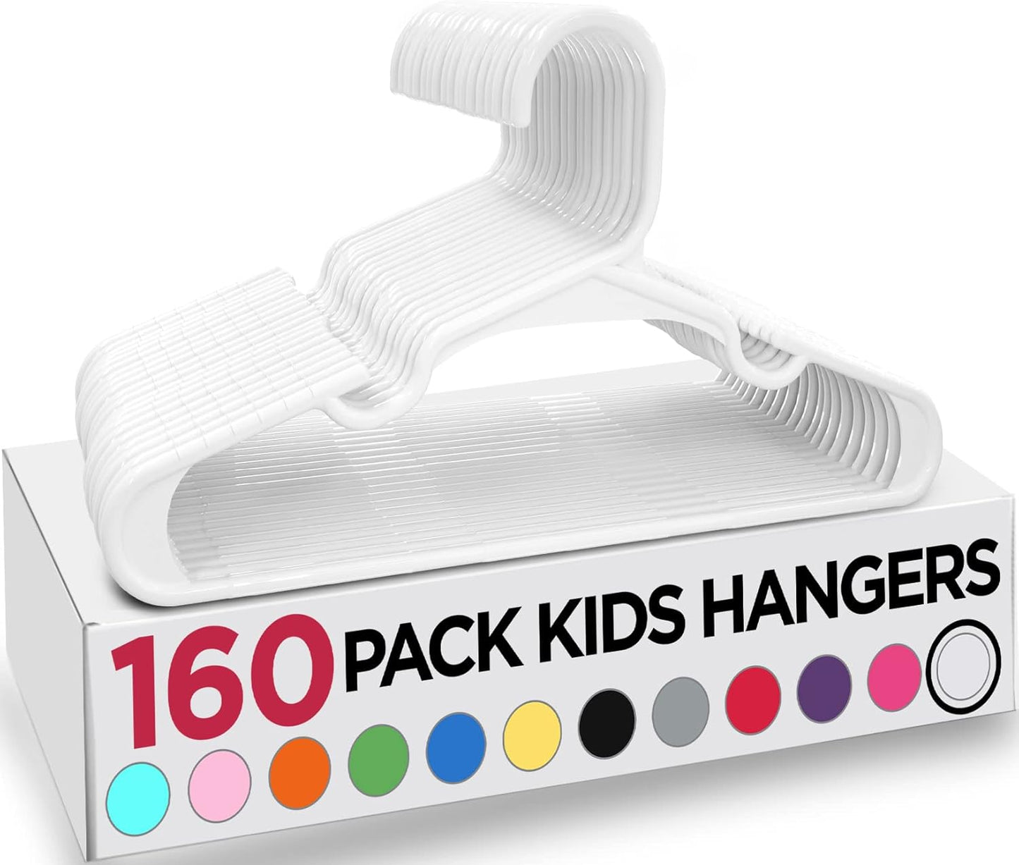 Utopia Home 160 Pack Kids Hangers - Perfect for Baby Clothes