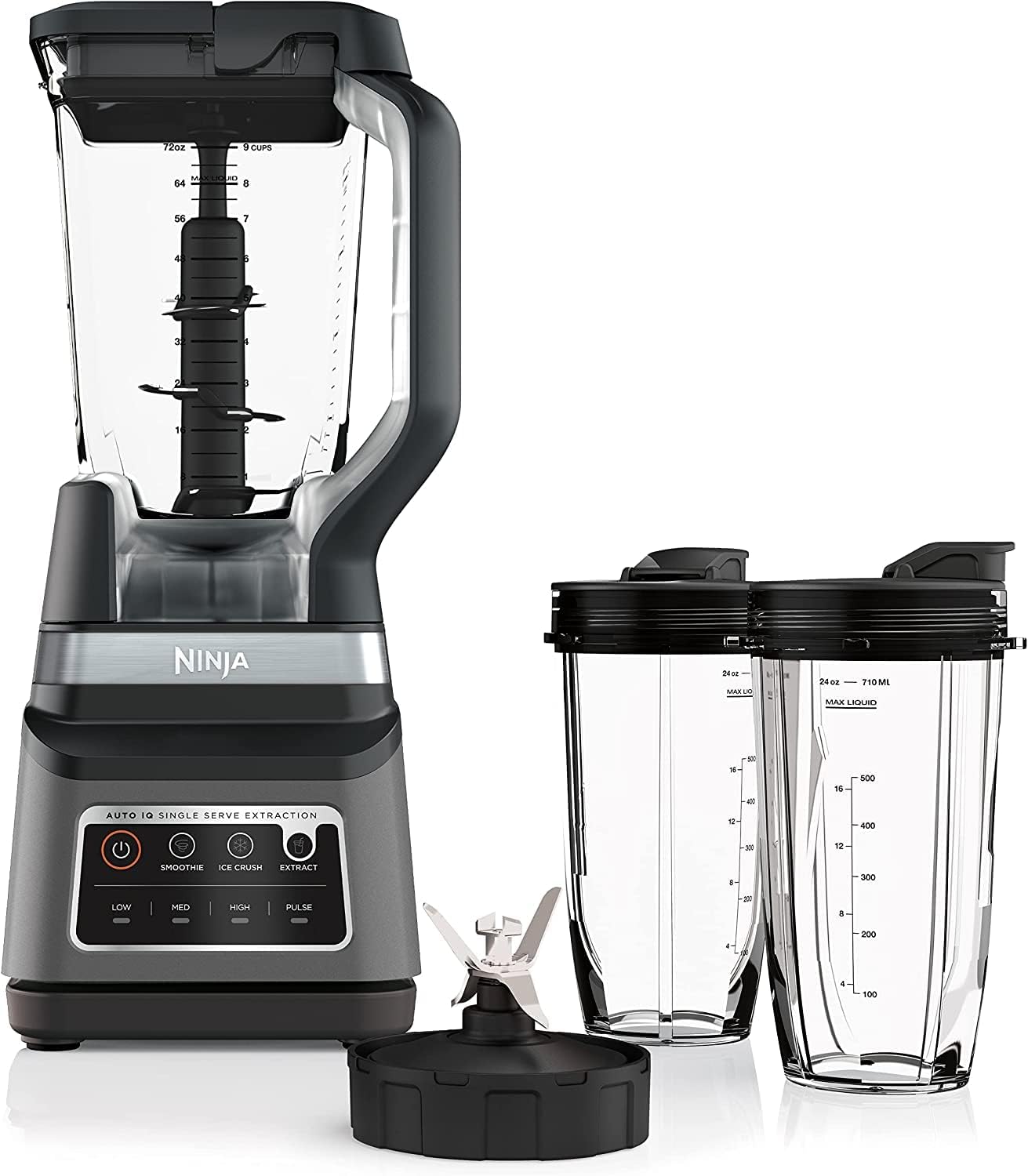 Ninja BN751 Blender: 1400W Power, 3 Auto-IQ Programs for Perfect Smoothies!