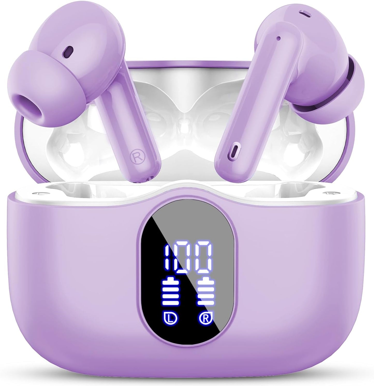 Btootos Wireless Earbuds: Bass Stereo, Noise Cancelling Mic, Waterproof, 36H Playtime