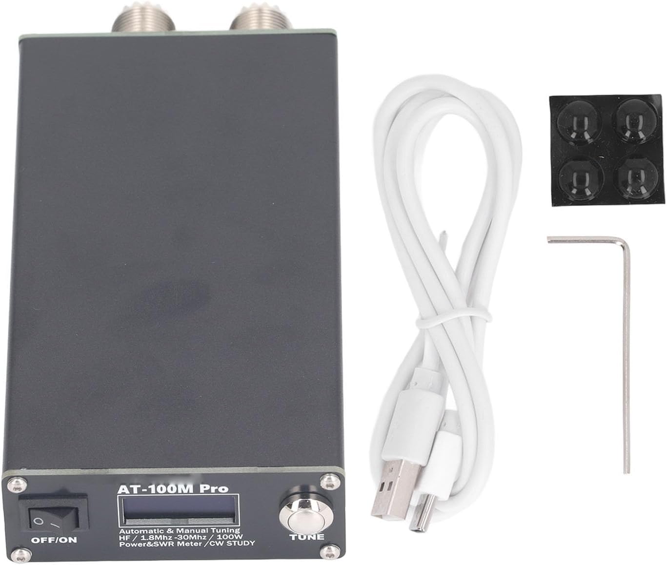 100M Pro Antenna Tuner Power Standing Wavemeter for Radios
