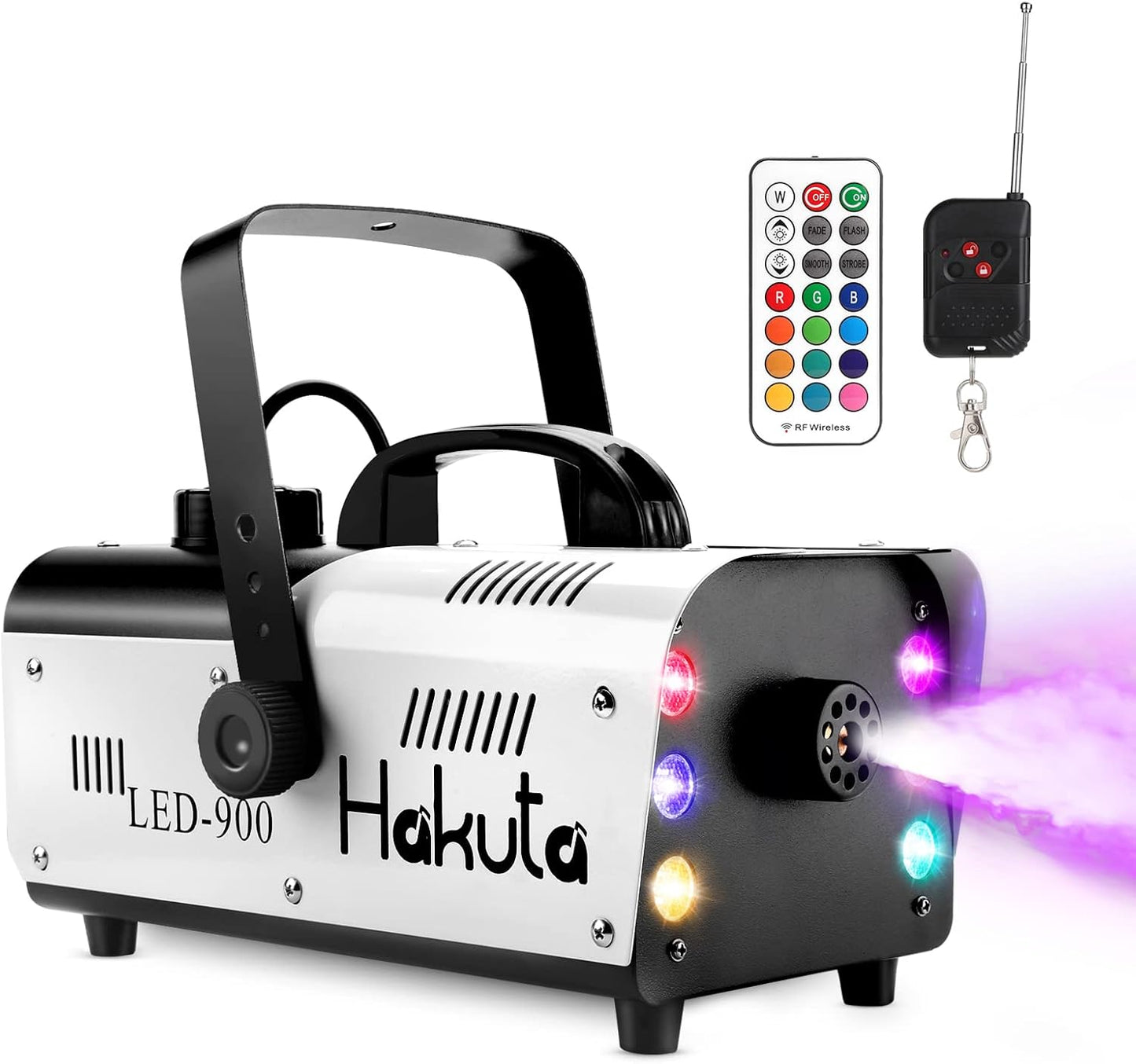 HAKUTA Fog Machine with LED Lights for Parties and Events
