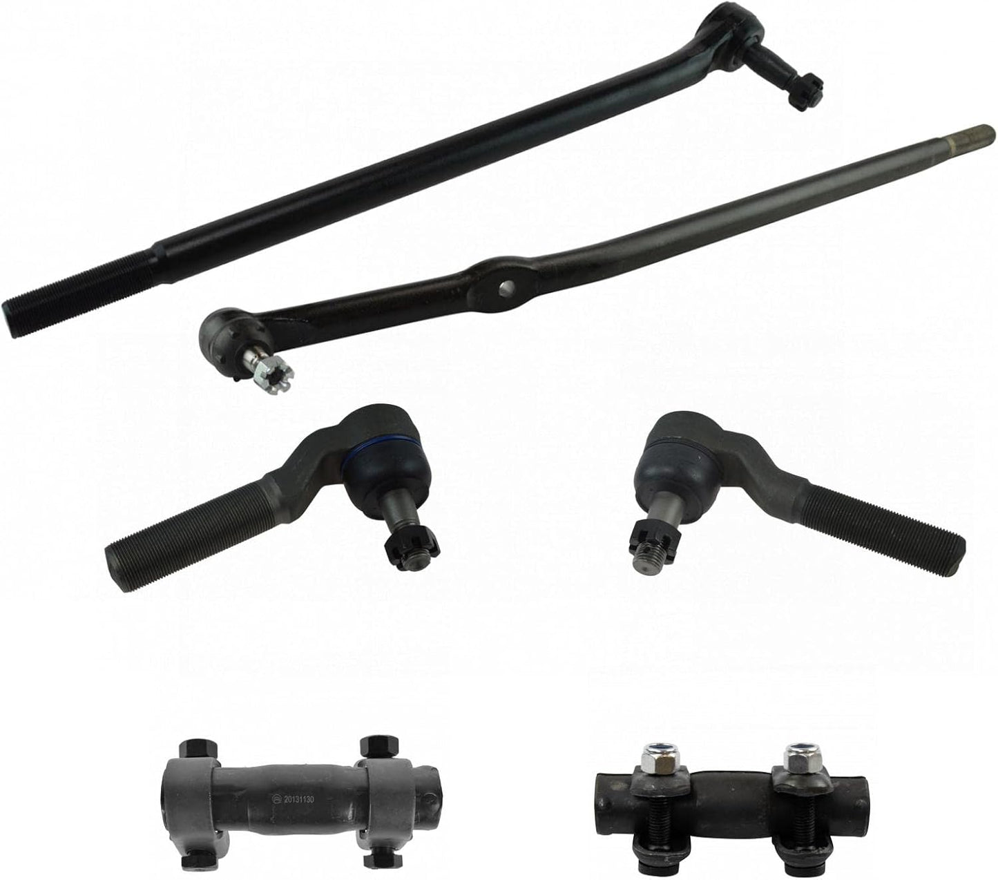 TRQ Front Tie Rod Set for 1995-1997 Ford F-250 HD Models
