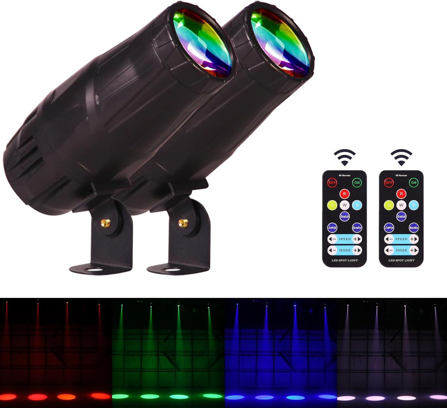 Ecostrobe LED Pinspot Light 2 Pack for Stunning Events