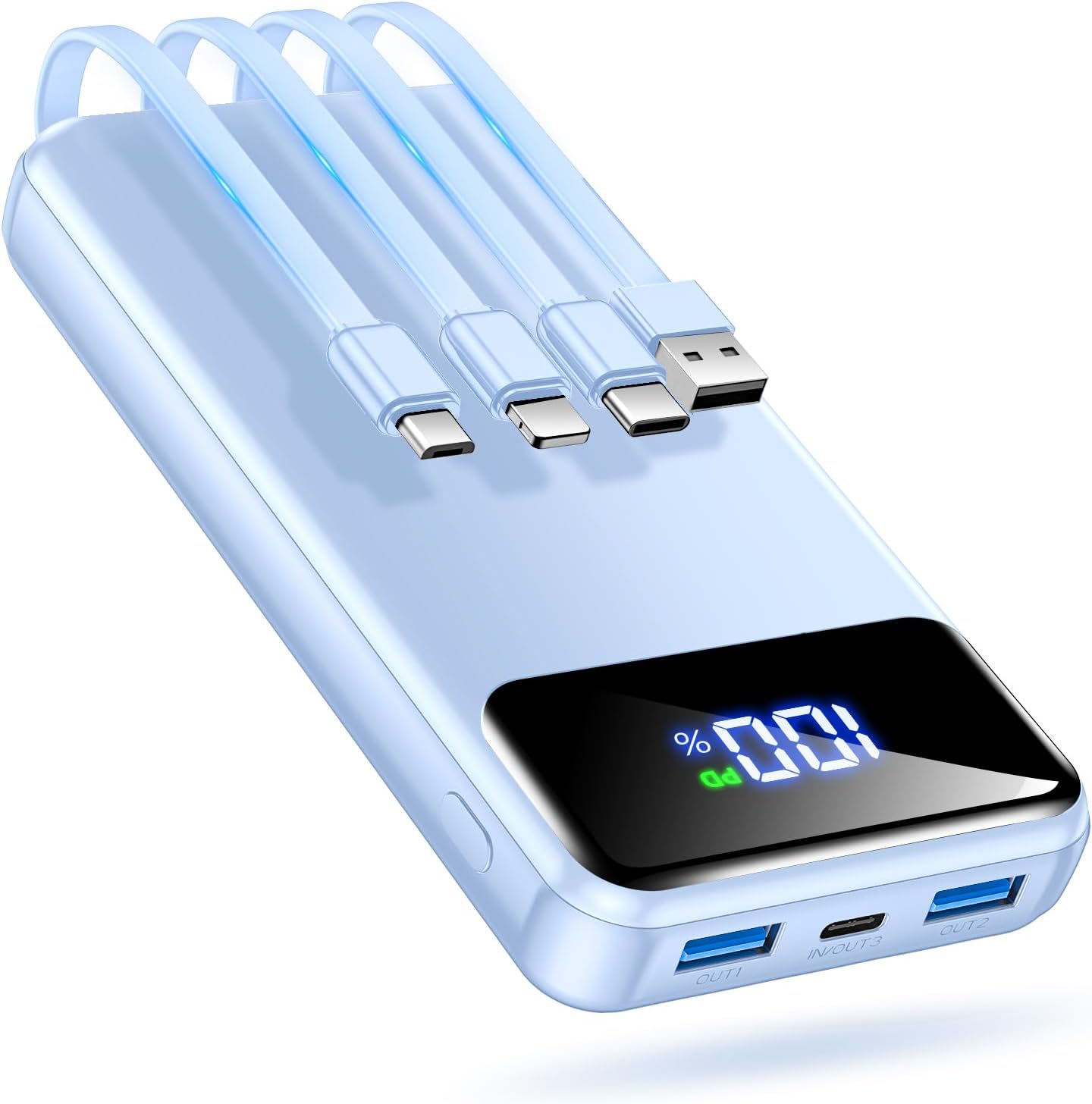 Portable Charger Power Bank 50000mAh with Fast Charging Cables