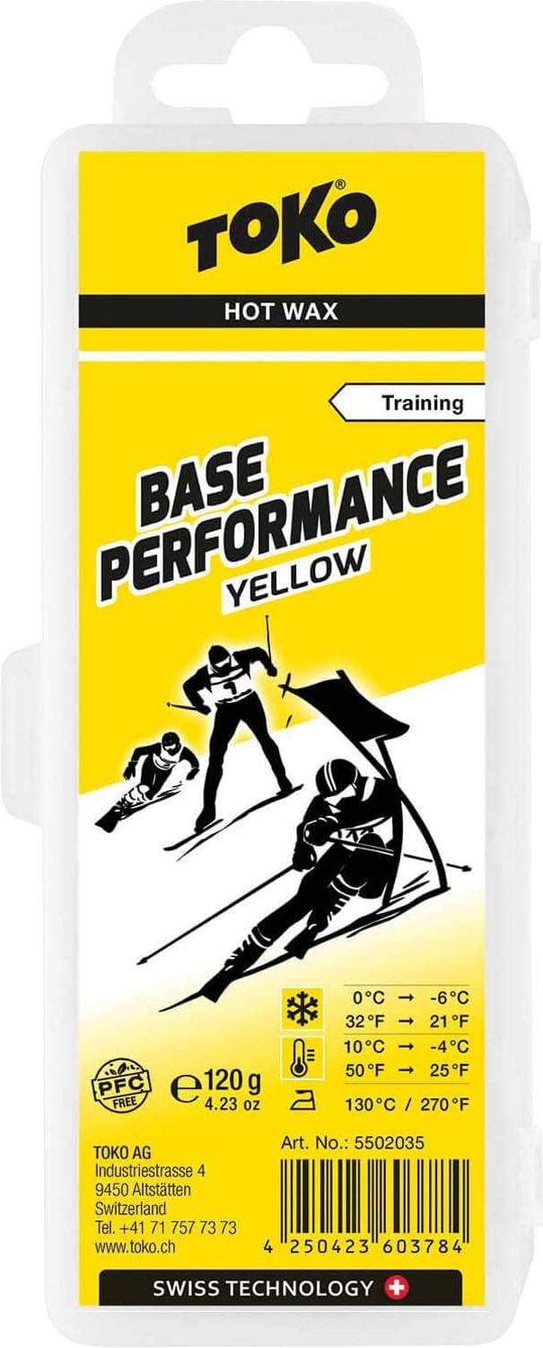 TOKO Base Hot Wax: Speed Boost 120g Yellow