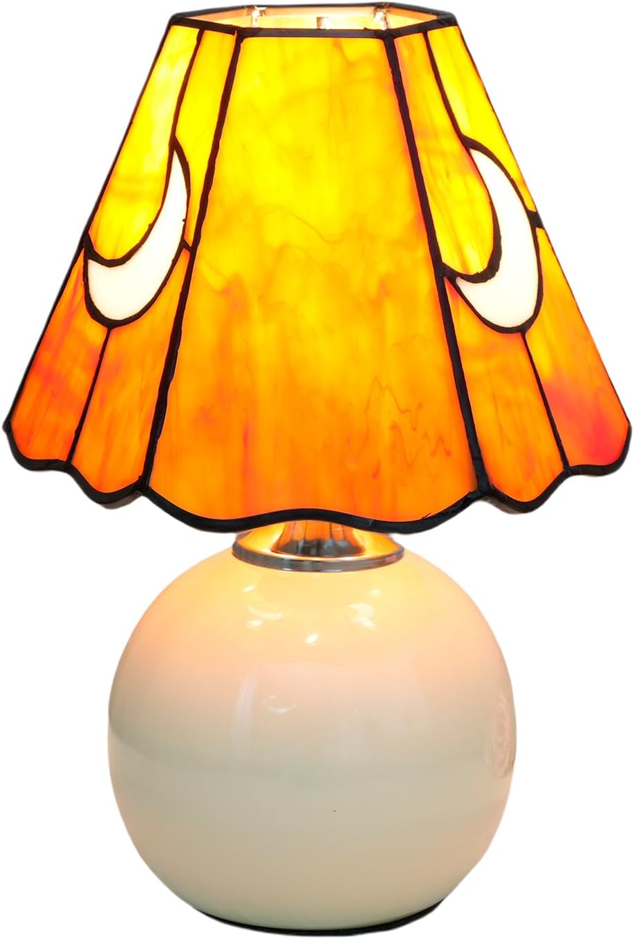 Mushroom Lamp Tiffany Stained Glass Moon Lamp for Home Decor