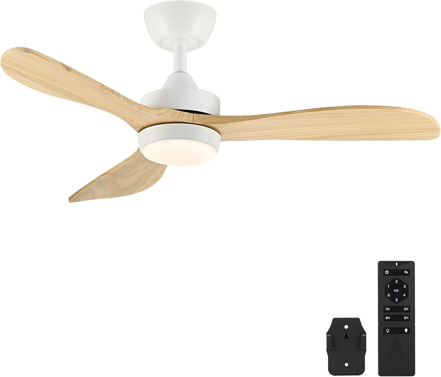 VONLUCE 42 Inch Ceiling Fan with Lights and Remote Control