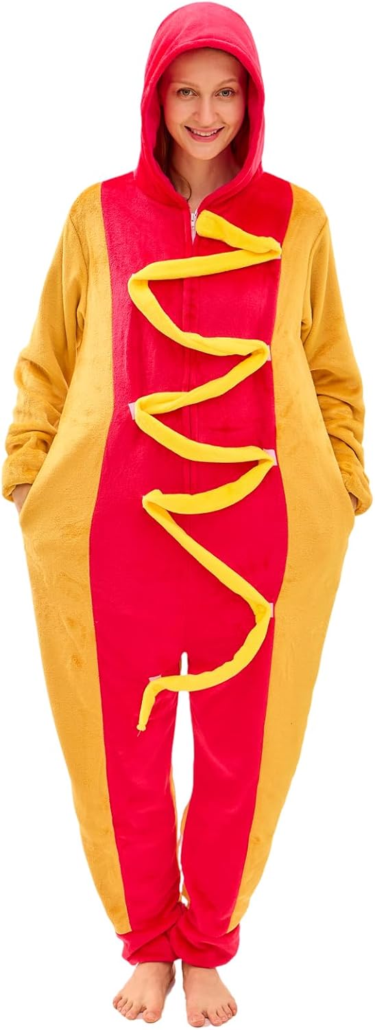 Unisex Adult Animal Onesie Pajamas for Cozy Halloween Fun