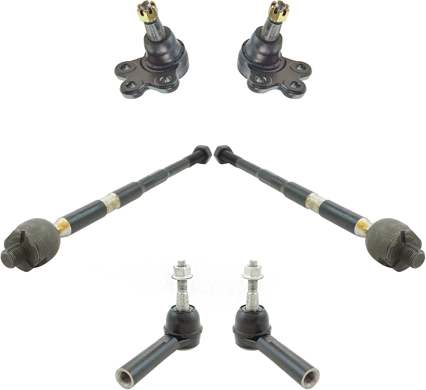 TRQ Front Steering & Suspension Kit for Chevrolet Equinox 2010-2017