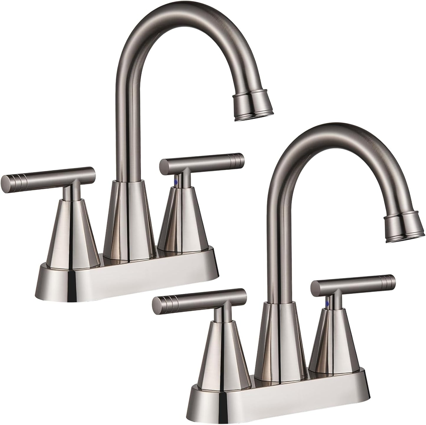Cobbe 3 Hole Bathroom Faucet with Pop Up Drain and Hoses
