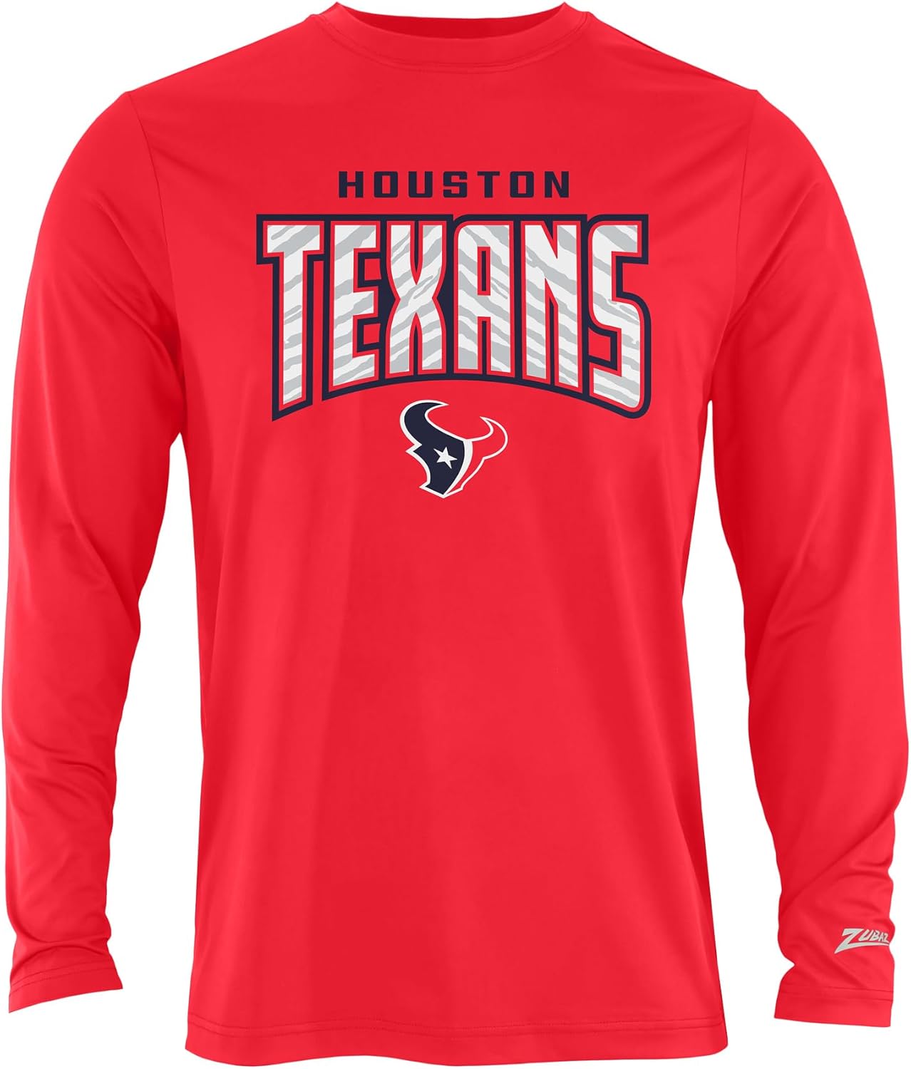 Zubaz NFL Men's Long Sleeve Team Graphic T-Shirt for Fans