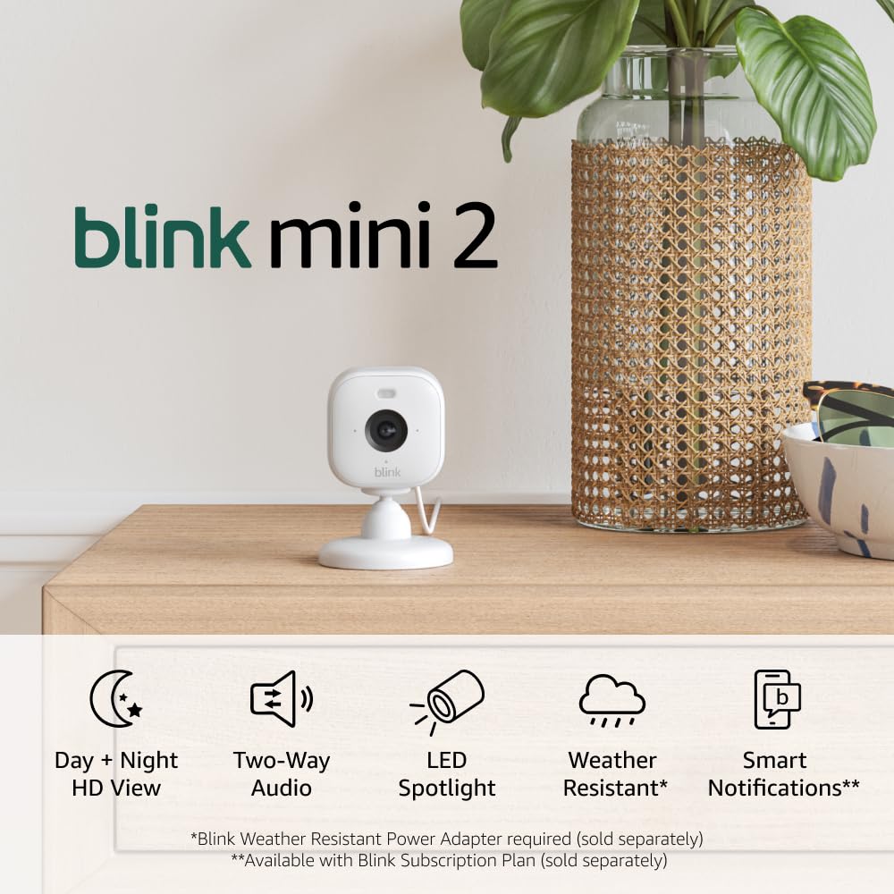 Blink Mini 2 HD Pet Camera with Night Vision