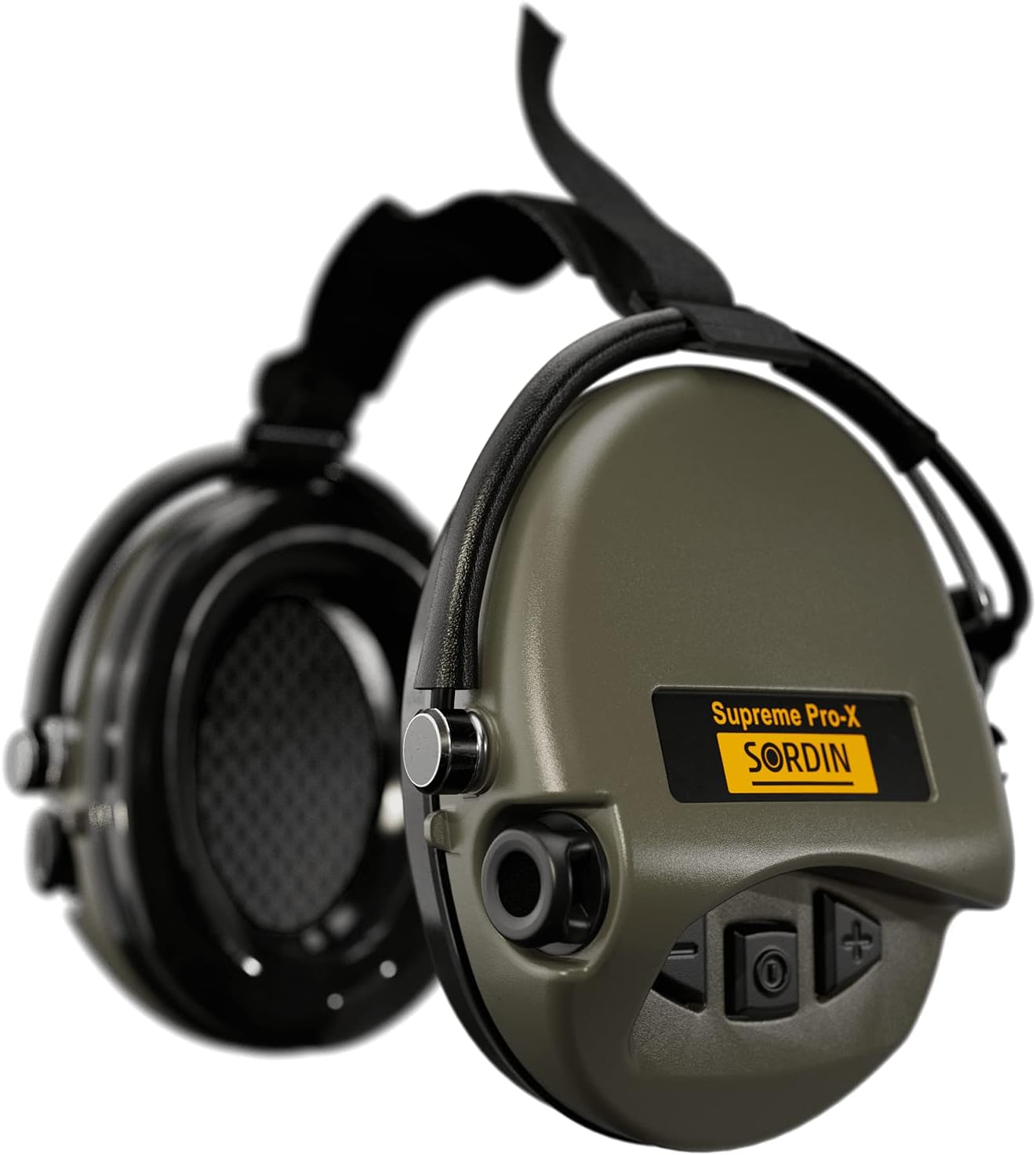 Sordin Pro-X Ear Muffs - Electronic Ear Defenders for Shooting