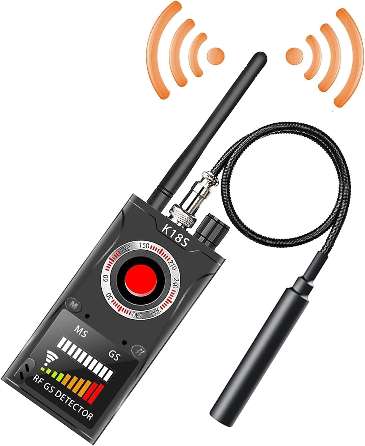 Hidden Camera Detectors with 10 Sensitivity Levels and Modes