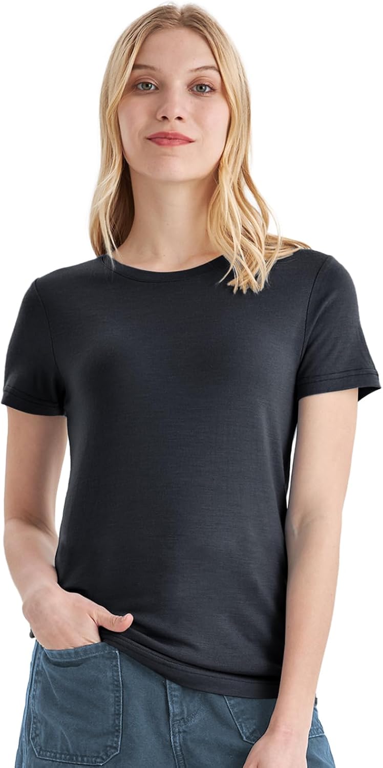 Merino Wool T Shirts for Women - Odor Resistant and Soft