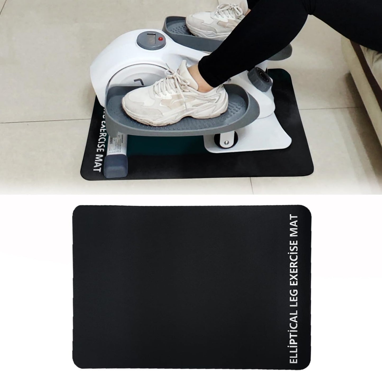 Non-Slip Elliptical Mat for Enhanced Stability