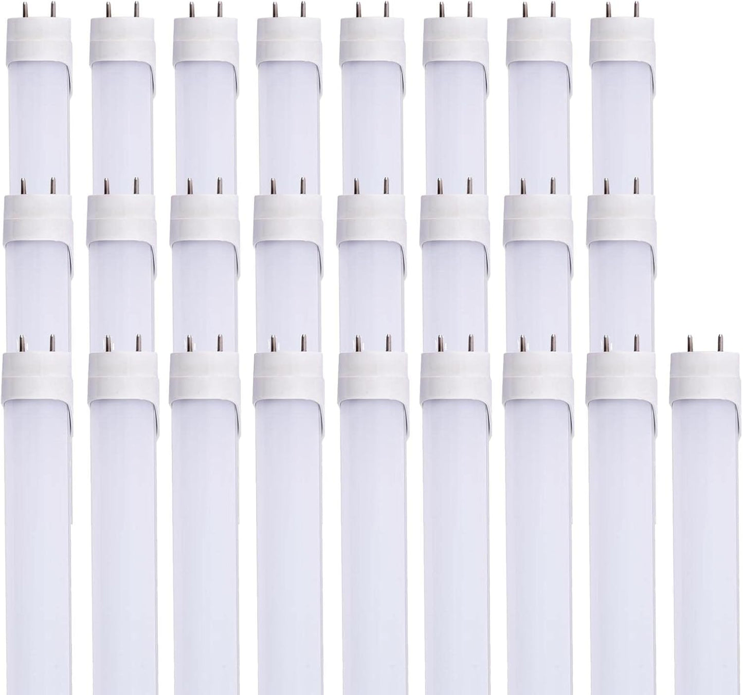 25pcs 2FT 10W T8 Tube Light for Bright and Efficient Lighting