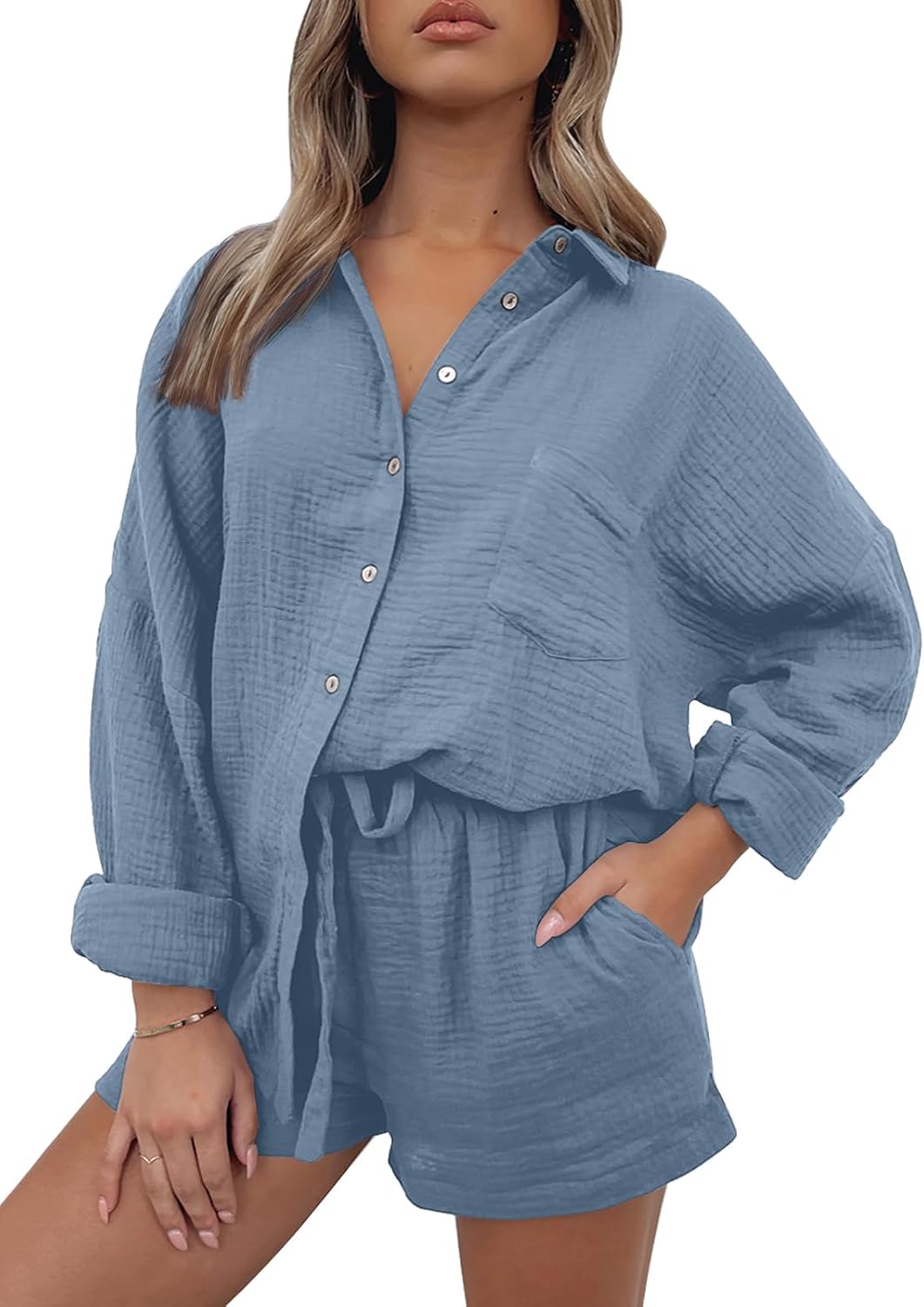 Oversized 2 Piece Lounge Wear Set for Women by AUTOMET Fashion
