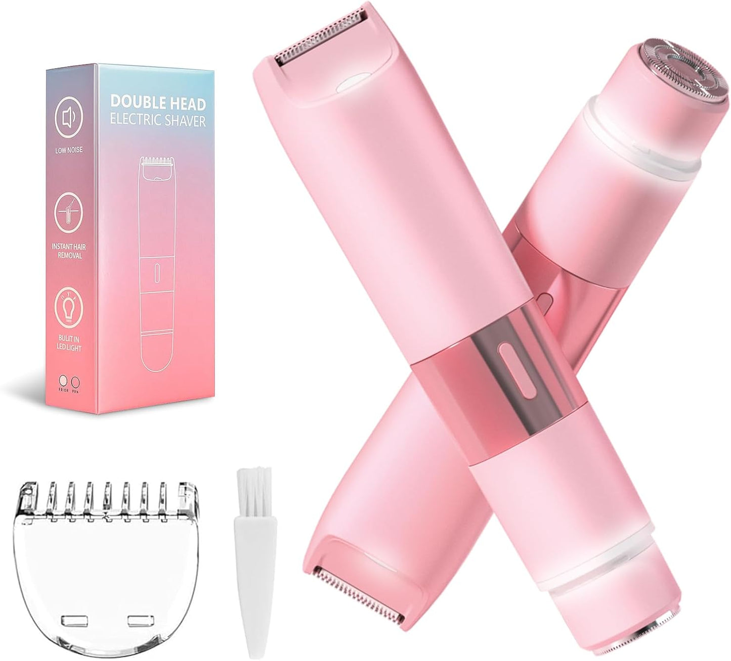 Bikini Trimmer for Women - 2 in 1 Painless Electric Razors