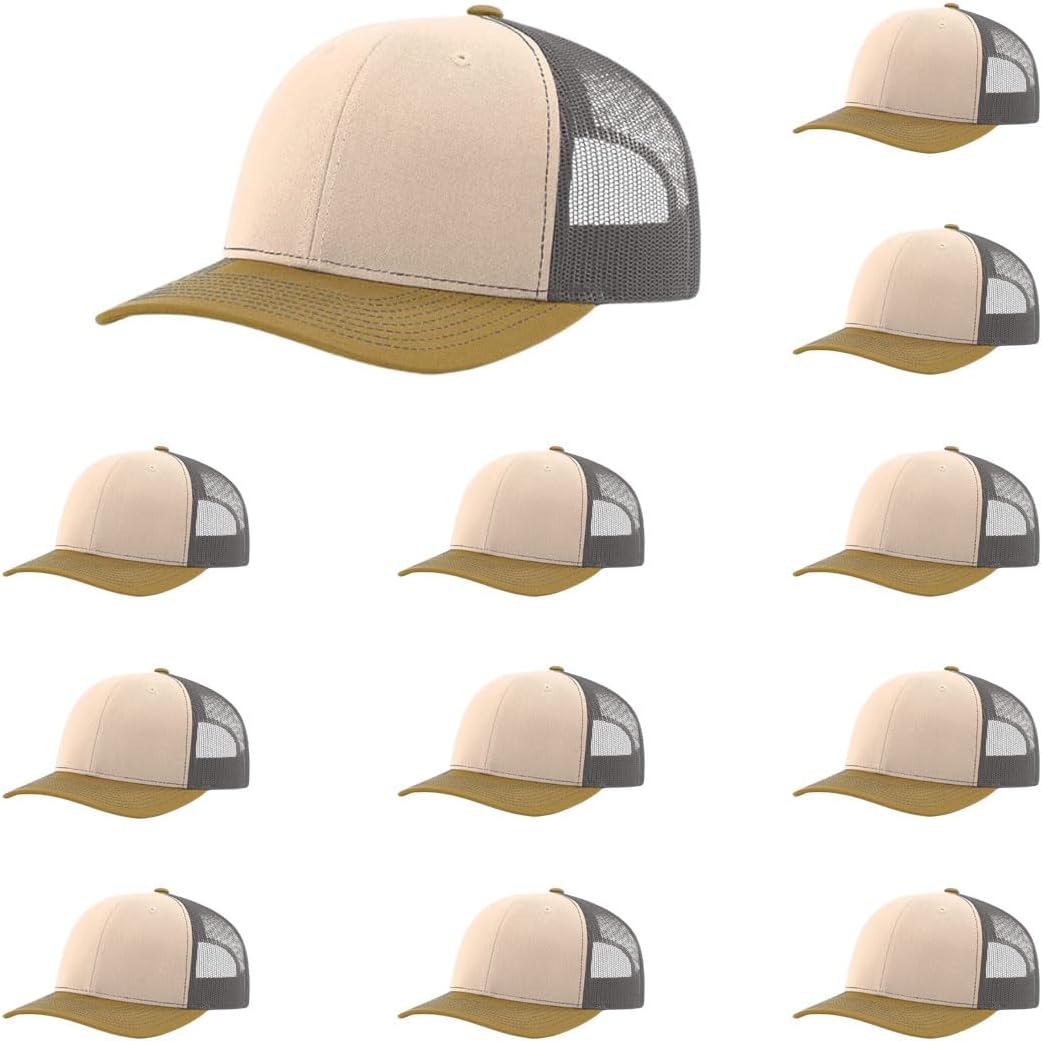 Richardson 112 Classic Six-Panel Adjustable Snapback Trucker Cap