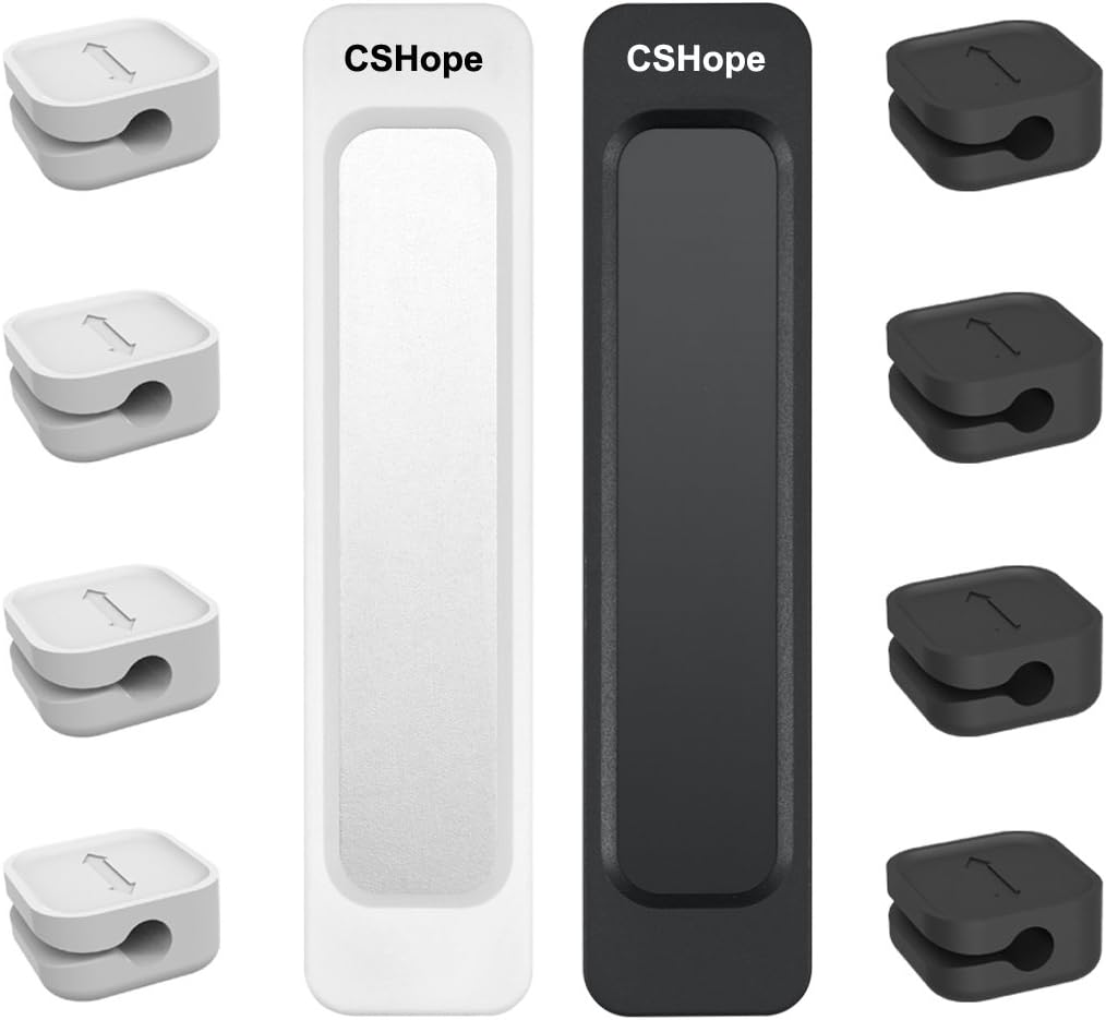 CSHope Magnetic Cable Holder - Tidy Desk, No Tangles!