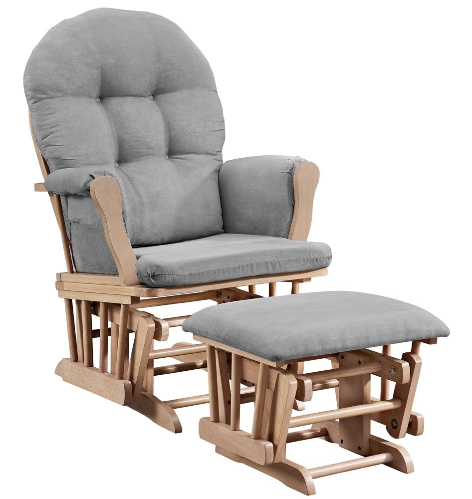 Comfort and Style: Angel Line Glider & Ottoman Set