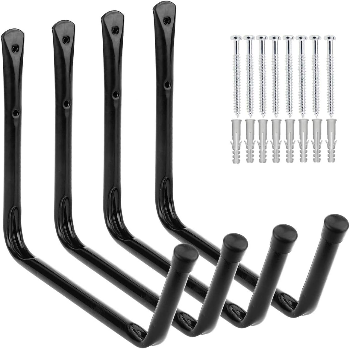 Space-Saving Kayak Wall Rack Hooks - Set of 4