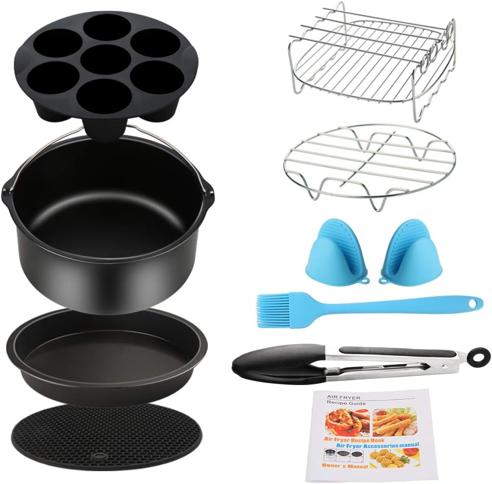 Revamp Your Air Fryer: 9PCS Accessories Set for Ultimate Culinary Freedom!