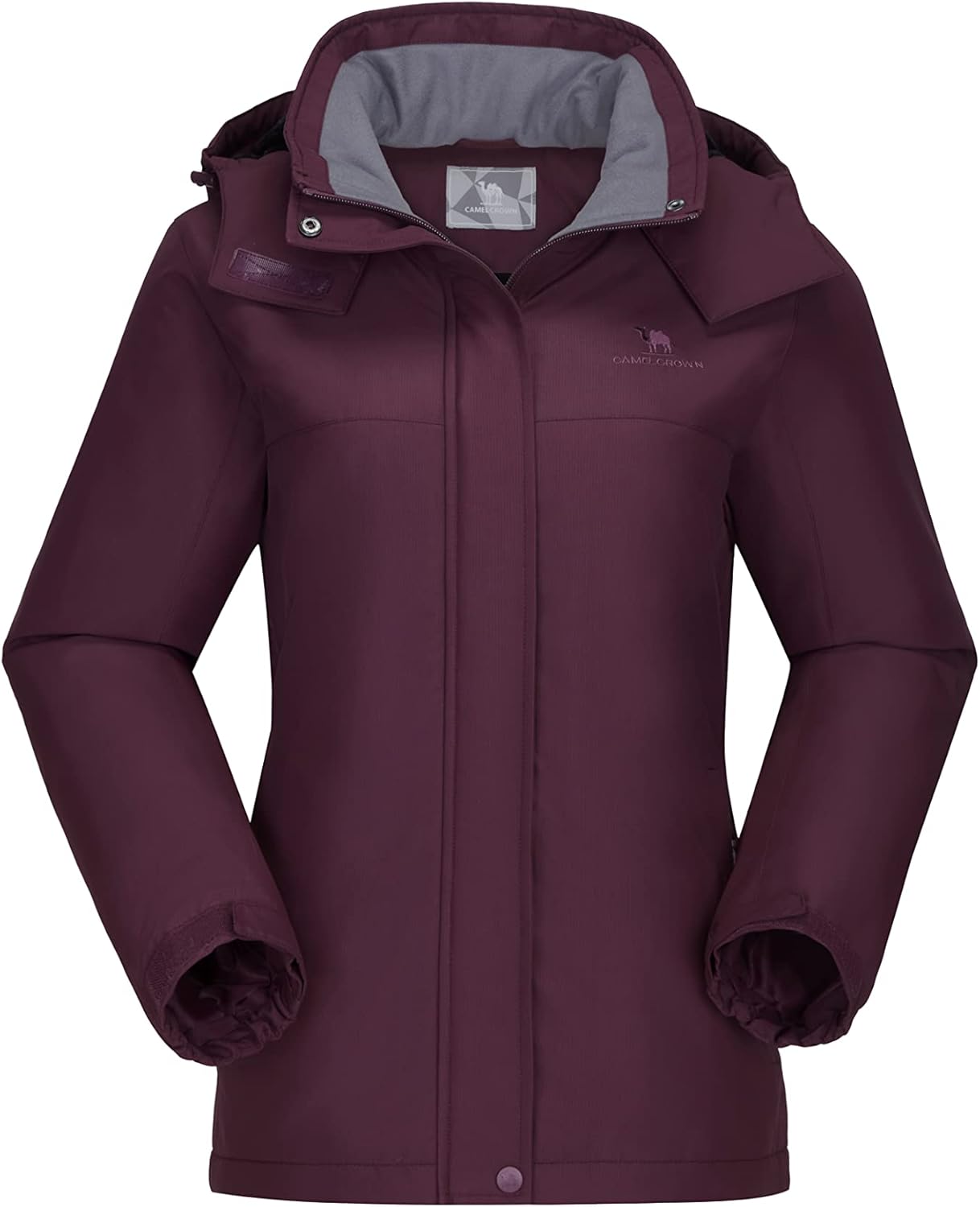 CAMEL CROWN Women's Ski Jacket for Winter Snow Sports Activities