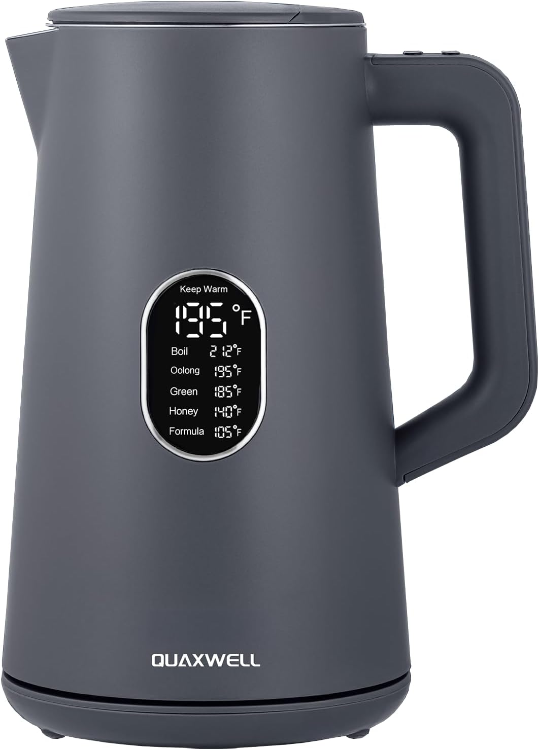 1.5L Electric Kettle with Double Wall Design for Safe Brewing