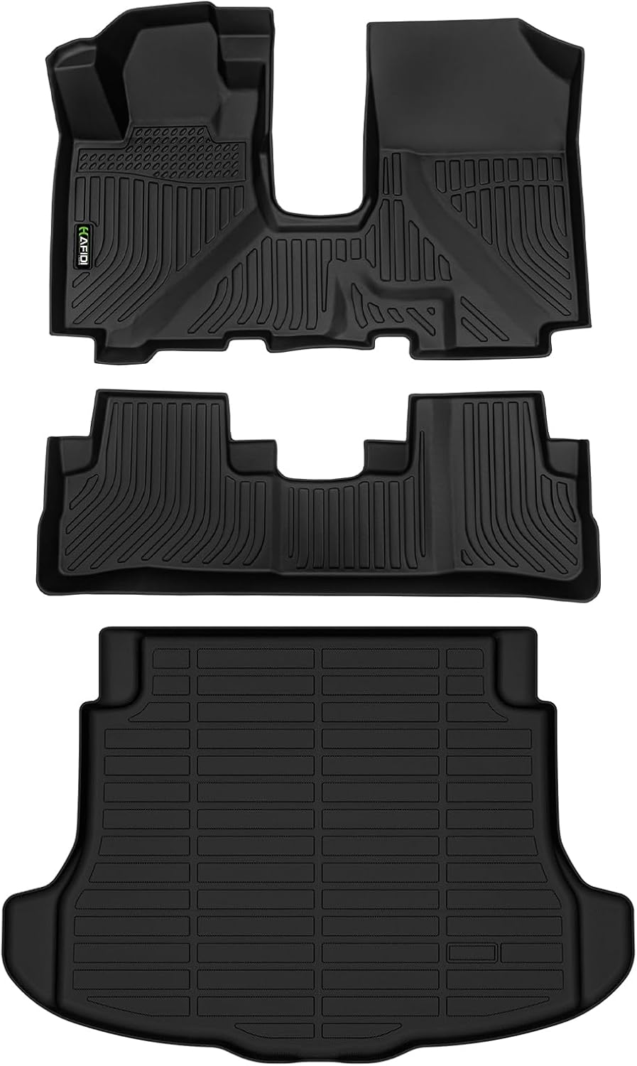HAFIDI Floor Mats & Cargo Liner Set for 2007-2011 Honda CRV