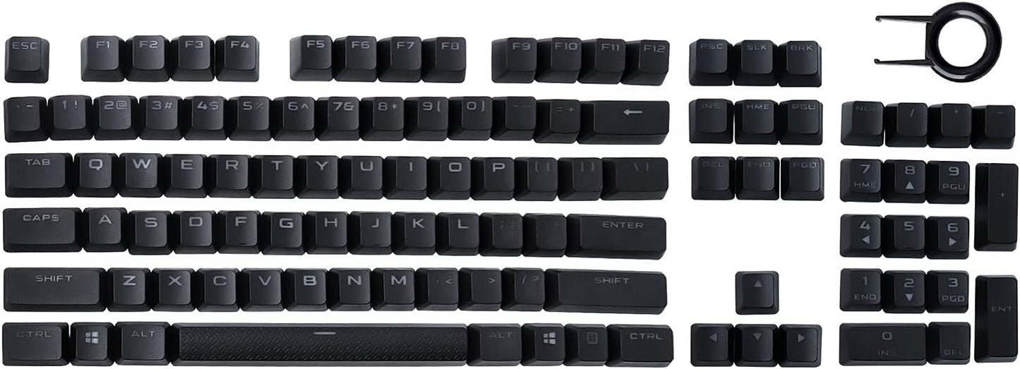 PBT Double-Shot Full Set 104 Key Keycaps for Corsair K70 RGB
